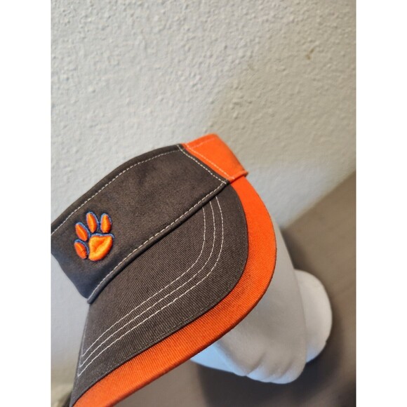 Richardson 775 Adjustable Clemson Tigers Orange Visor Hat NCAA Fast Shipping - Picture 10 of 10